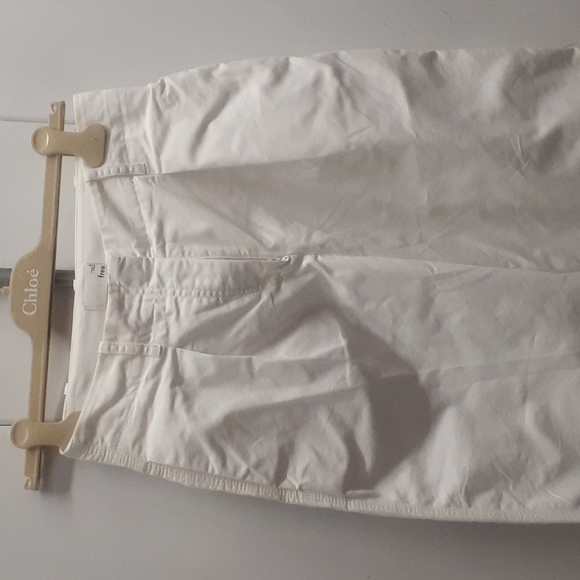 Wilfred Free White Pants Boyfriend Pants 28" Waist size 4 - Picture 2 of 8